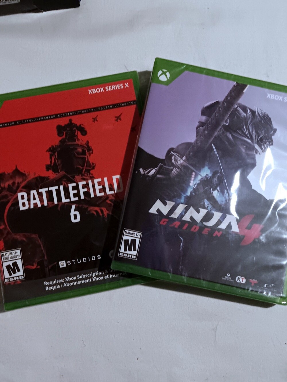 Battlefield 6 Phantom Ed & Ninja Gaiden 4 Xbox Game Bundle